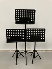 3 X ORCHESTRA MUSIC STAND, BLACK GEWA MUSIC GMBH .