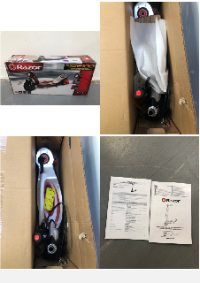 RAZOR POWER CORE E100, UNISEX YOUTH ELECTRIC SCOOTER, RED, 85.7 X 42 X 89.2 CM P.V.P. 235,53€.