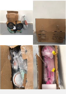 3 X CHILDREN'S ITEMS INCLUDING UMATOLL CHILDREN'S BIKE.