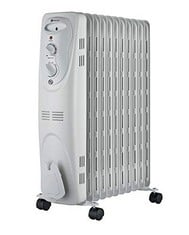 TAURUS - MASAI 1000 W - 9-ELEMENT OIL RADIATOR | 1000W POWER | COMPACT DESIGN | ADJUSTABLE THERMOSTAT | OVERHEAT PROTECTION | LOW POWER CONSUMPTION | FOOT SUPPORT | SILENT OPERATION | STEEL.