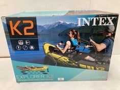 INTEX ADULT INFLATABLE KAYAK EXPLORER K2 FOR 2 PERSONS .