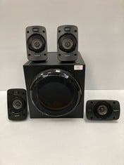 LOGITECH Z-906 SOUND SYSTEM (DAMAGED AND INCOMPLETE).