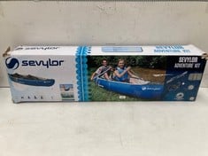 SEVYLOR ADVENTURE INFLATABLE KAYAK CANOE, (P.V.P. 198,95€).