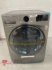 LG F1P1CY2T - INVERTER DIRECT DRIVE WASHING MACHINE, 17 KG, A++, 1100 RPM, XXX SERIES, STAINLESS STEEL ANTI-FINGERPRINT (P.V.P 1299€) (DAMAGED) ( MISSING ROULETTE) .