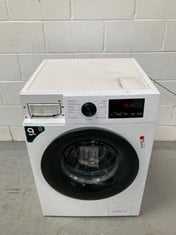 HISENSE WFQP9014EVM - WASHING MACHINE WITH STEAM, EFFICIENT INVERTER MOTOR, FRONT LOADING 9 KG, 1400 RPM, 16 PROGRAMMES, INTELLIGENT DRUM BALANCE CONTROL, LED DISPLAY, QUICK PROGRAMME (DAMAGED DRAWER