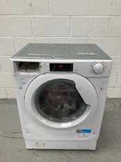 CANDY WASHING MACHINE MODEL CBW27D1E-S (KG UNSPECIFIED, MISSING DETERGENT DRAWER).