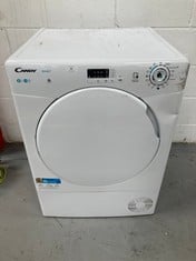 CANDY SMART CSE V8LF-S, TUMBLE DRYER EVACUATION, 8KG, DIGITAL AND CONTROLS, NFC TECHNOLOGY, 14 CYCLES, XXL HATCH, EASY IRONING, START 3-6-9H, POSSIBILITY TO INSTALL IN COLUMN, CLASS C, WHITE (P.V.P 2