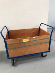 INDUSTIAL WOODEN TROLLEY