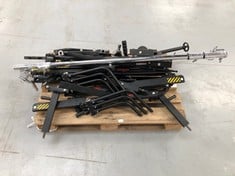 PALLET OF ASSORTED CAMERA BRACKET PARTS TO INCLUDE CALUMET