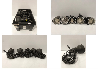 5 X PROFOTO ZOOM LIGHTS WITH CABLES