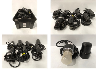 7 X PROFOTO PRO HEAD LIGHTS WITH CABLES