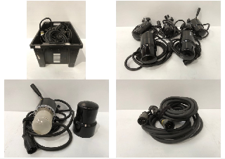 5 X PROFOTO PRO HEAD LIGHTS WITH CABLES