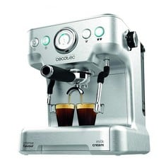 CECOTEC ESPRESSO MACHINE POWER ESPRESSO 20 BARISTA PRO 2900W, 20 BAR, THERMOBLOCK FOR COFFEE AND FROTHING MILK, PRESSUREPRO PRESSURE GAUGE, AUTOMATIC MODE, FILTER FOR 1 AND 2 COFFEES, CAPACITY 2.7 L