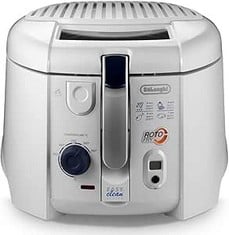 DELONGHI F 28313.W - DEEP FRYER (DEEP FRYER, 1 KG, 1,1 L, 150 °C, 190 °C, SOLO) (THIS ONE USED) (RRP 121,45€).