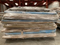 PALLET VARIETY OF UPHOLSTERED BASES AND BED BASES INCLUDING GERMANY MOTIONS ELECTRIC BED BASE MODEL TWINMOT T2-PLUS (MAY BE BROKEN OR INCOMPLETE).