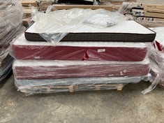 4 X MATTRESSES VARIOUS MODELS AND SIZES INCLUDING BROWN 15 ZR27 090X190 (MAY BE BROKEN OR SOILED).