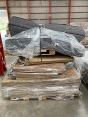 PALLET VARIETY OF FURNITURE INCLUDING MATNATURE MATTRESS MODEL PLATINUM UNSPECIFIED MEASUREMENTS (MAY BE BROKEN, DIRTY OR INCOMPLETE).