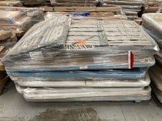 PALLET VARIETY OF UPHOLSTERED BASES AND BED BASE INCLUDING 135X190CM VALLEY MODEL (MAY BE BROKEN OR INCOMPLETE).