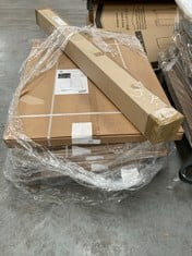 PALLET VARIETY OF FURNITURE INCLUDING LEFT BOOT KIT SIZE L AND XL PLYKIT SIBERIA COLOUR (MAY BE BROKEN OR INCOMPLETE).