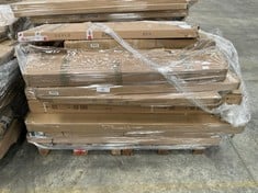 PALLET VARIETY OF FURNITURE INCLUDING TABLE MODEL 140 AMAIA BROWN/WHITE (MAY BE BROKEN OR INCOMPLETE).