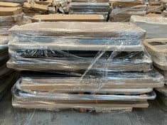 PALLET VARIETY OF BED BASES AND UPHOLSTERED BASES INCLUDING UPHOLSTERED BASE 135X190CM AIRSOM + 6P 25CM (MAY BE BROKEN OR INCOMPLETE).