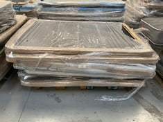 PALLET VARIETY OF UPHOLSTERED BASES AND CANAPÉ COVERS INCLUDING UPHOLSTERED BASE 135X190CM + 6P (MAY BE BROKEN OR INCOMPLETE).