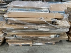 PALLET VARIETY OF FURNITURE INCLUDING WARDROBE 2P FORÉS WHITE COLOUR BULK 1/2 (MAY BE BROKEN OR INCOMPLETE).