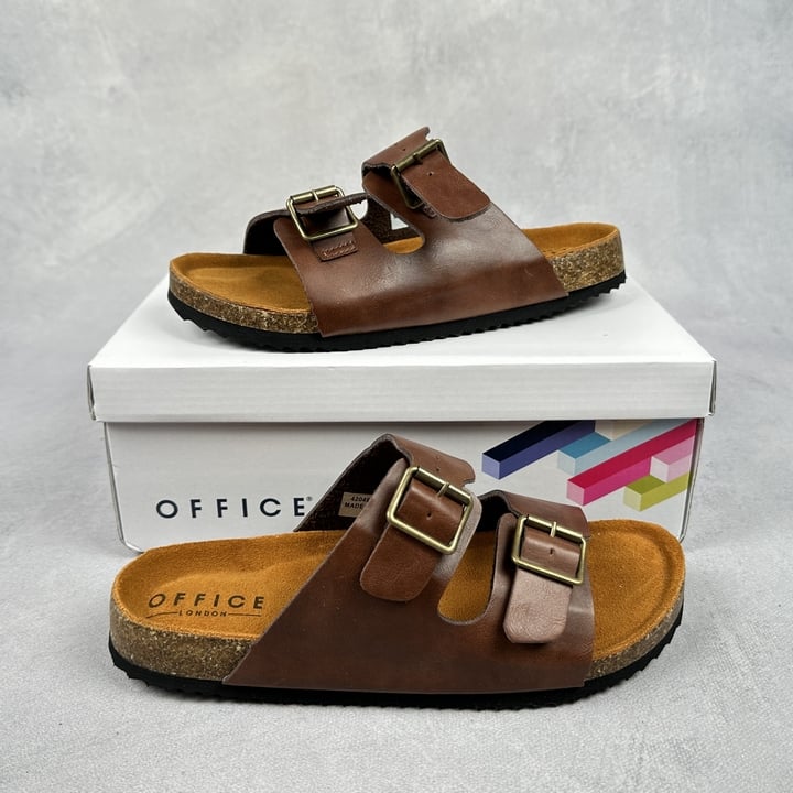 Office Salem Two Strap Sandals - Size UK 7 (VAT ONLY PAYABLE ON BUYERS PREMIUM) (BAAP43)