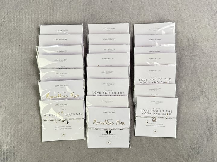 Joma Jewellery A Little Bracelets  22 Units Including  Happy 18th Birthady  (VAT ONLY PAYABLE ON BUYERS PREMIUM) (JAAP5/6/10/12/63)