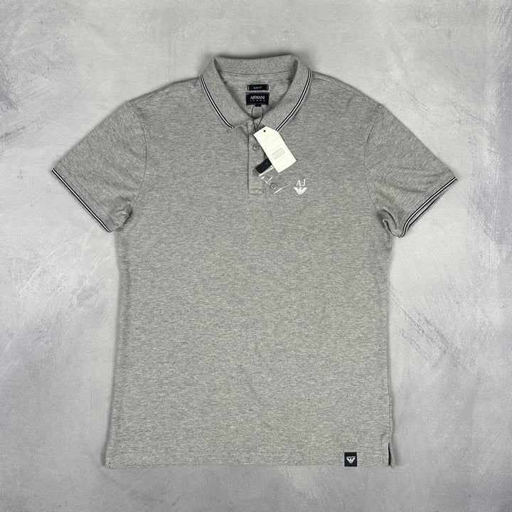 Armani Jeans Polo-Shirt With Tags (Security Tag Damage)  - Size XL  (VAT ONLY PAYABLE ON BUYERS PREMIUM) (BAAP283)