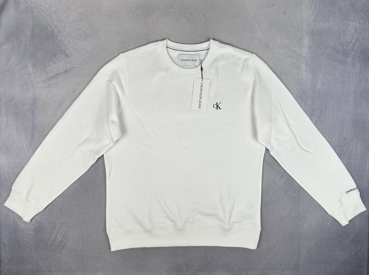 Calvin Klein Jeans Sweatshirt With Tags - Size XXL 2XL (VAT ONLY PAYABLE ON BUYERS PREMIUM) (BAAP263)