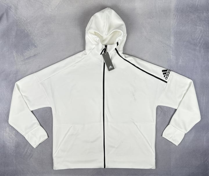 Adidas Zip Up Hoodie With Tags - Size XXL  2XL (VAT ONLY PAYABLE ON BUYERS PREMIUM) (BAAP307)