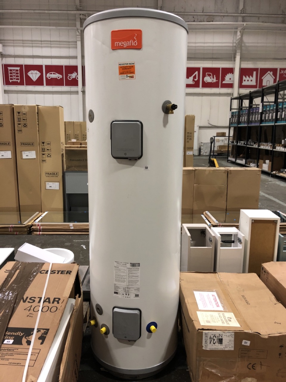 John Pye Auctions - MEGAFLO ECO UNVENTED INDIRECT CYLINDER 300L RRP £4040