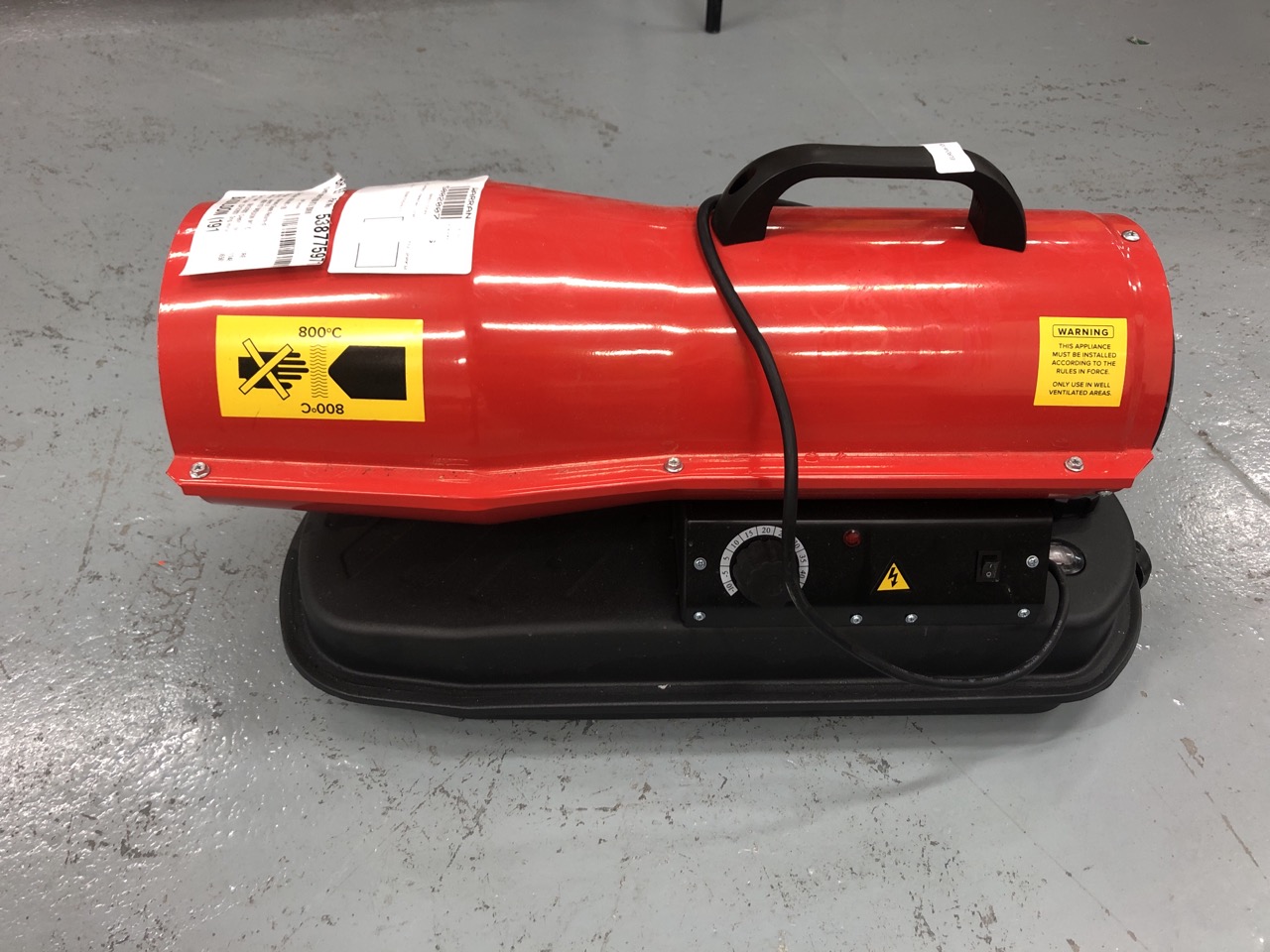 John Pye Auctions - MASTERPRO DIESEL FORCED AIR HEATER 20KW RRP £260