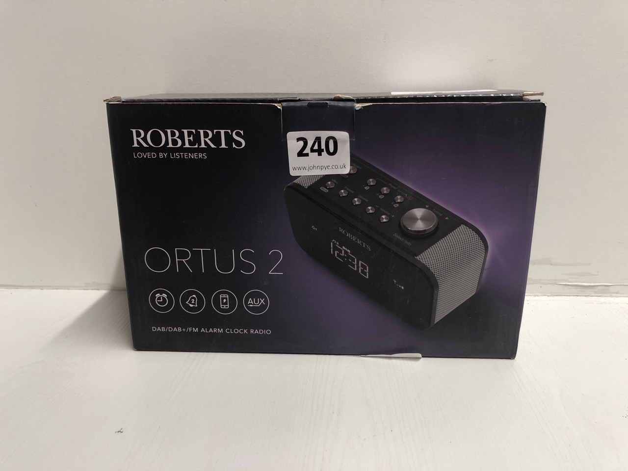 John Pye Auctions ROBERTS ORTUS 2 DAB/DAB+/FM ALARM CLOCK RADIO