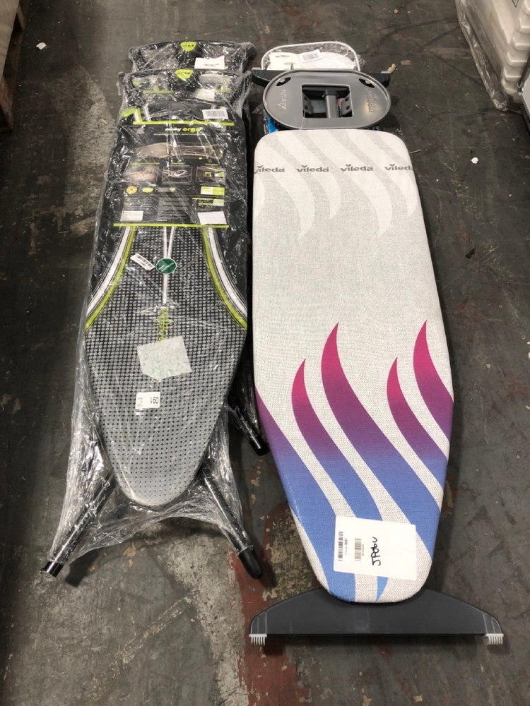 John Pye Auctions 4 X ASSORTED IRONING BOARDS TO INCLUDE MINKY ERGO