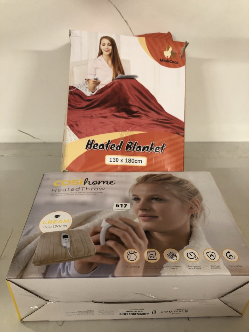 John Pye Auctions - 2 X ASSORTED ITEMS TO INCLUDE COSIHOME HEATED THROW