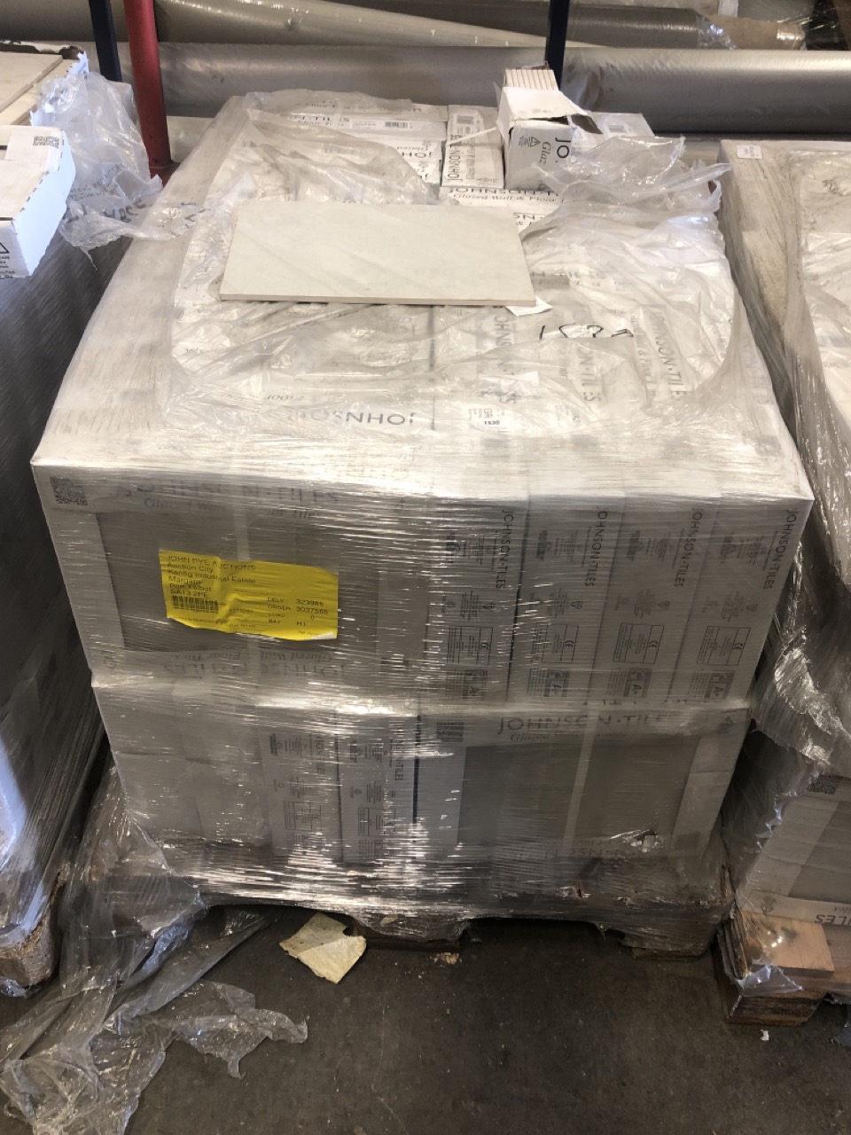 John Pye Auctions 48 BOXES OF JOHNSON WALL AND FLOOR TILES IN GRA