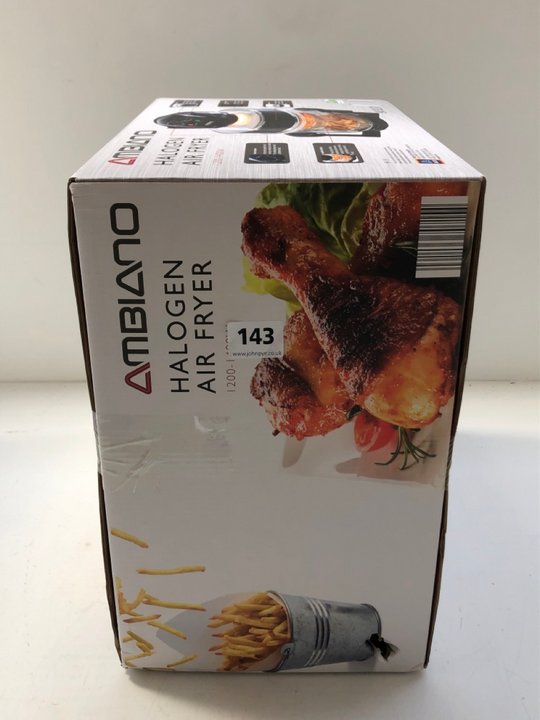 John Pye Auctions AMBIANO HALOGEN AIR FRYER LOCATION A4