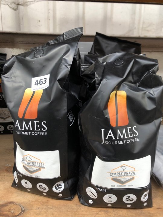 John Pye Auctions QTY OF JAMES GOURMET COFFEE ROAST 1KG LOCATION