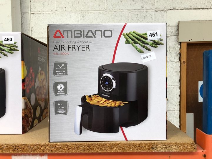 John Pye Auctions AMBIANO HALOGEN AIR FRYER 12001400W LOCATION AR10