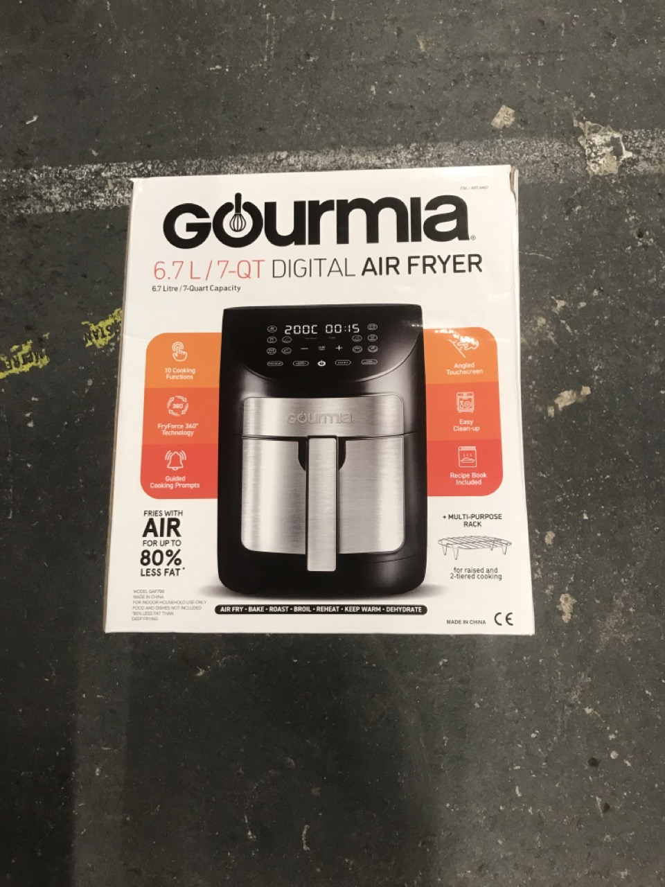 John Pye Auctions GOURMIA DIGITAL AIR FRYER "(COLLECTION OR OPTIONAL