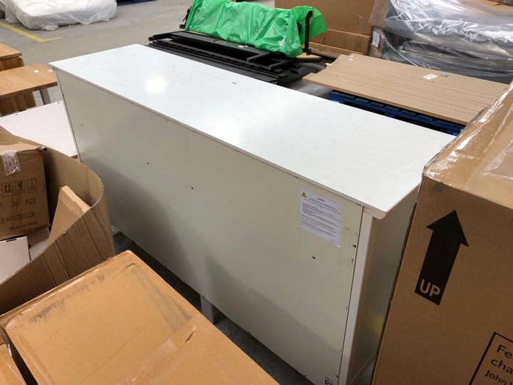 John Pye Auctions HASTINGS 4 + 6 DRAWER CHEST OF DRAWERS IN WHITE