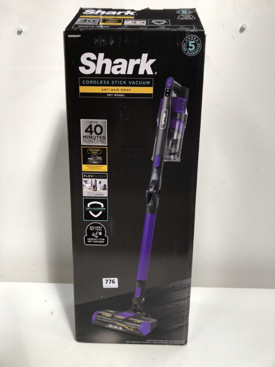 John Pye Auctions SHARK CORDLESS STICK VACUUM ANTI HAIR WRAP PET