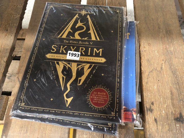 John Pye Auctions - 1X HARRY POTTER HEDWIG POP - UP ADVENT CALENDAR TO  INCLUDE THE ELDER SCROLLS V SKYRIM THE OFFICIAL ADVENT CALENDAR: LOCATION -  J1