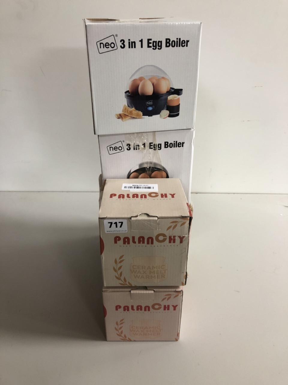 John Pye Auctions 5 X ASSORTED ITEMS INC NEO 3 IN 1 EGG BOILER