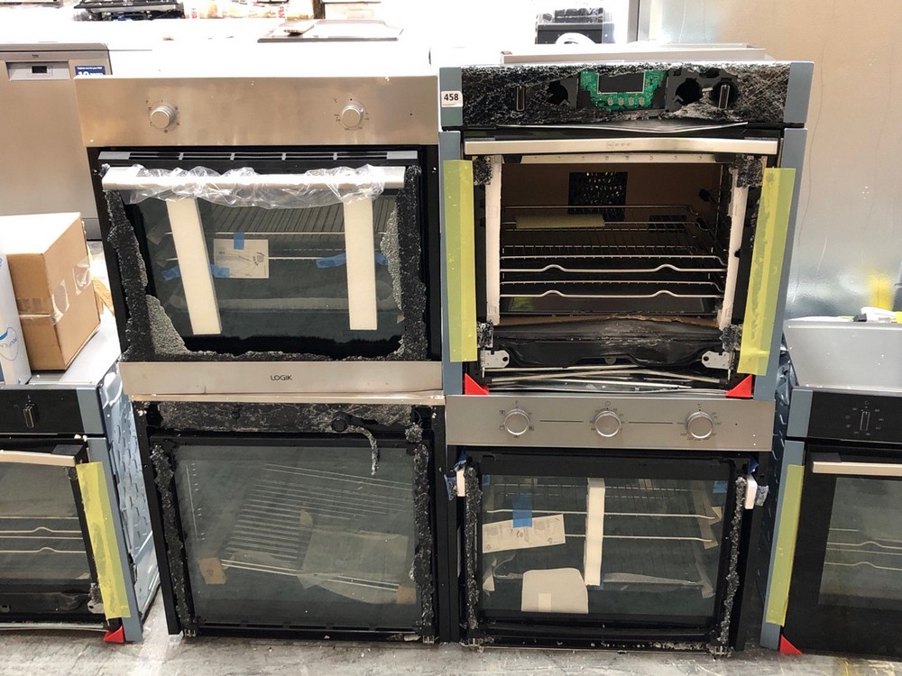 John Pye Auctions 4 X ASSORTED OVEN ITEMS TO INCLUDE LOGIK BUILTIN SINGLE OVEN MODEL NO John Pye Auctions 4 X ASSORTED OVEN ITEMS TO INCLUDE LOGIK BUILTIN SINGLE OVEN MODEL NO