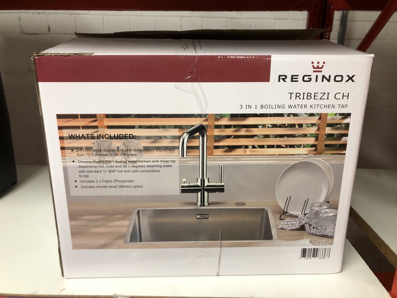 John Pye Auctions - REGINOX TRIBEZI CH 3 IN 1 BOILING WATER KITCHEN TAP