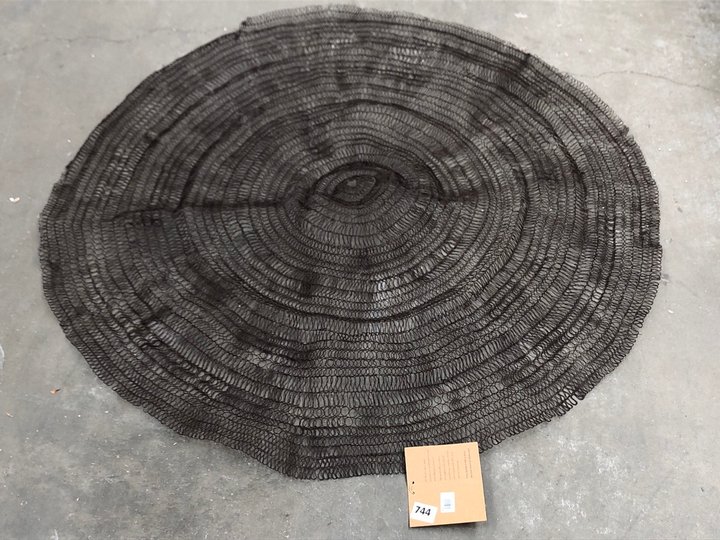 John Pye Auctions NKUKU DEOPURA LARGE WIRE WALL ART IN RUST LOCATION