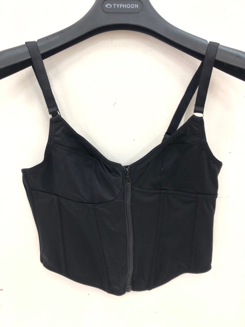 John Pye Auctions 14 X WOMEN'S BLACK ZIP UP CORSET TOP SIZE M RRP £588